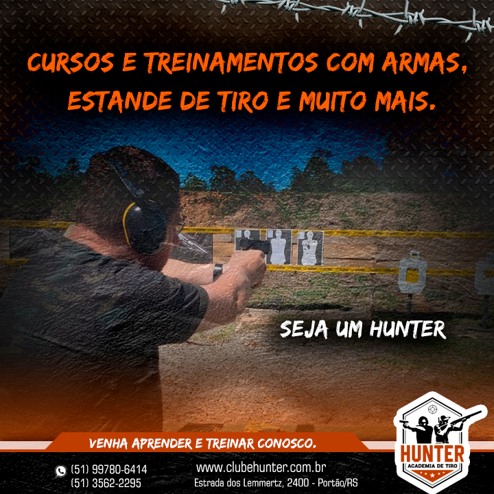 Cursos E Treinamentos Com Armas Estande De Tiro E Muito Mais Hunter Academia De Tiro 